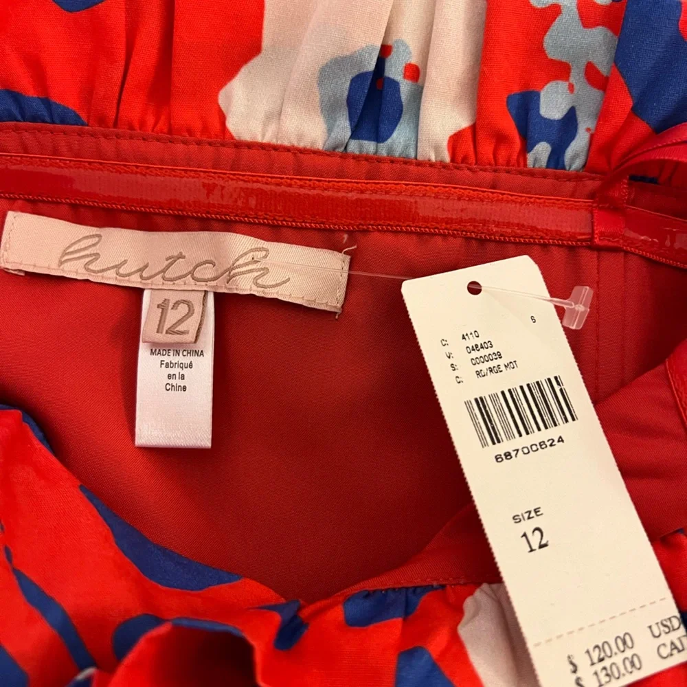 NWT Anthropologie Hutch Strapless Floral Ruffle Top - Picture 11 of 12